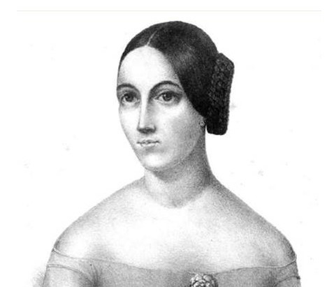 Dibujo de la Sta. María de Jesús Cepeda y Cosío